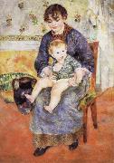 Pierre Renoir, Mother and Child